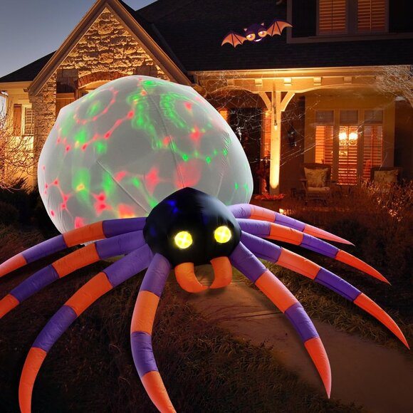 DomKom Giant 16FT Halloween Inflatable Decorations Spider Magic LED Lights - Picture 3 of 5